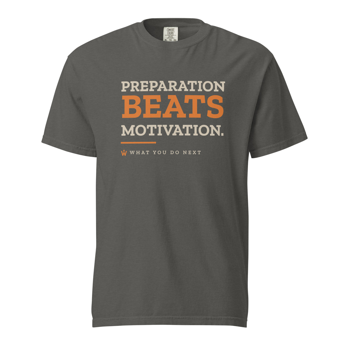 Preparation Beats Motivation Tee
